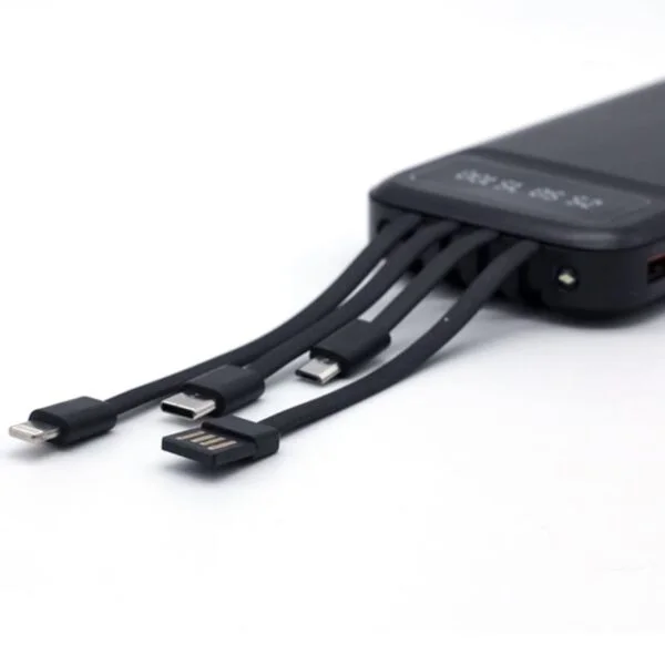 Cargador portatil  ibek 20.000mah 4 en 1 