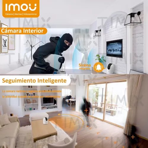 Cámara De Seguridad Imou Ranger 2 Wifi Ip 2k 4mp Con Sirena