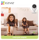 Cámara De Seguridad EZVIZ 1080p Wifi Interior H265 108° escaneo progresivo Full HD Premium