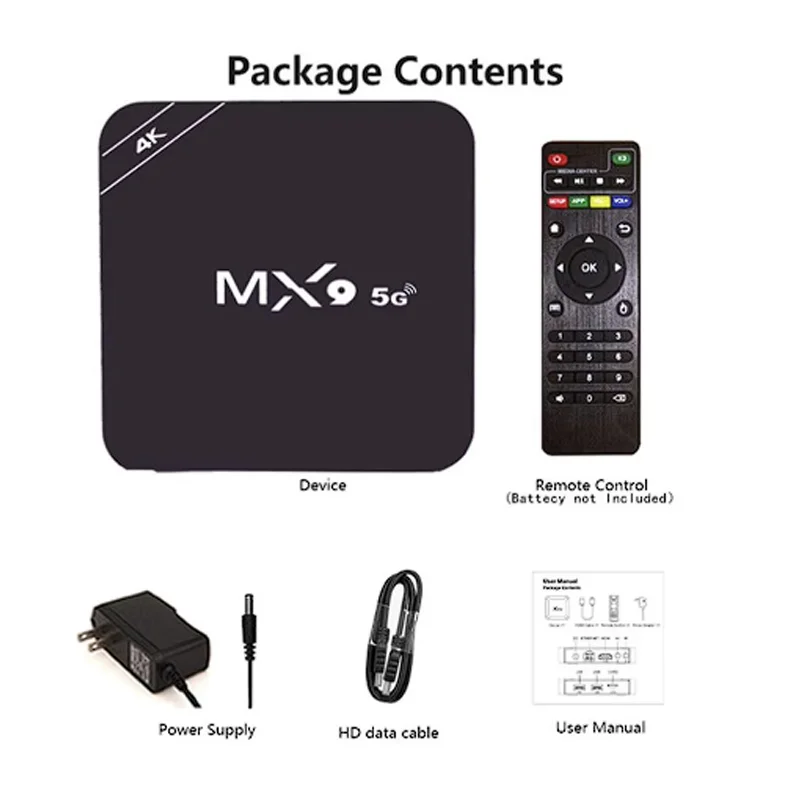 TV BOX MX9 5G ANDROID 11.1 8GB + 128GB