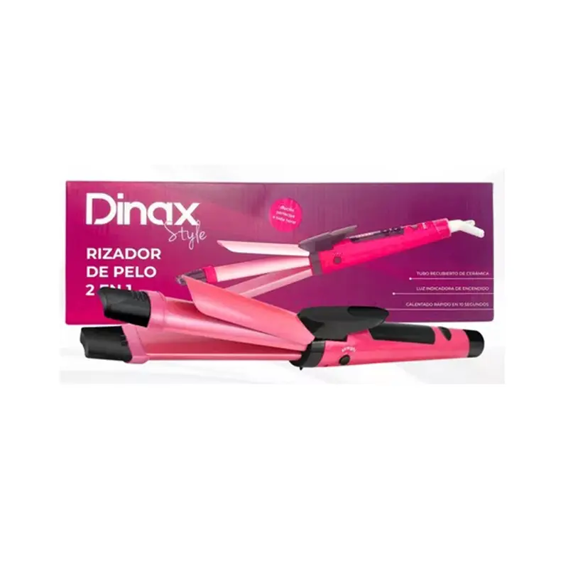 2 Plancha Rizador de pelo 2 en 1 DINAX PLHCR2215.webp