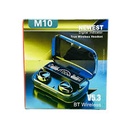 AURICULAR BLUETOOTH M10 CON POWER BANK