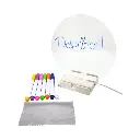 [F-IKDIY10inch] PIZARRA MAGICA LUMINOSA  10 PULGADAS LUZ LED  USB ACRILICO CON FIBRON BLANCO.webp