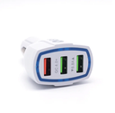 CARGADOR AUTO 3 USB 5.8A AC01 A-01