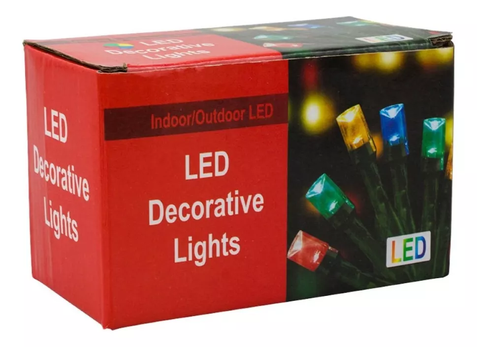 LUZ LED CALIDA EN CAJA 100L LN-003
