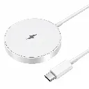 Cargador inalámbrico blanco minimalista.webp