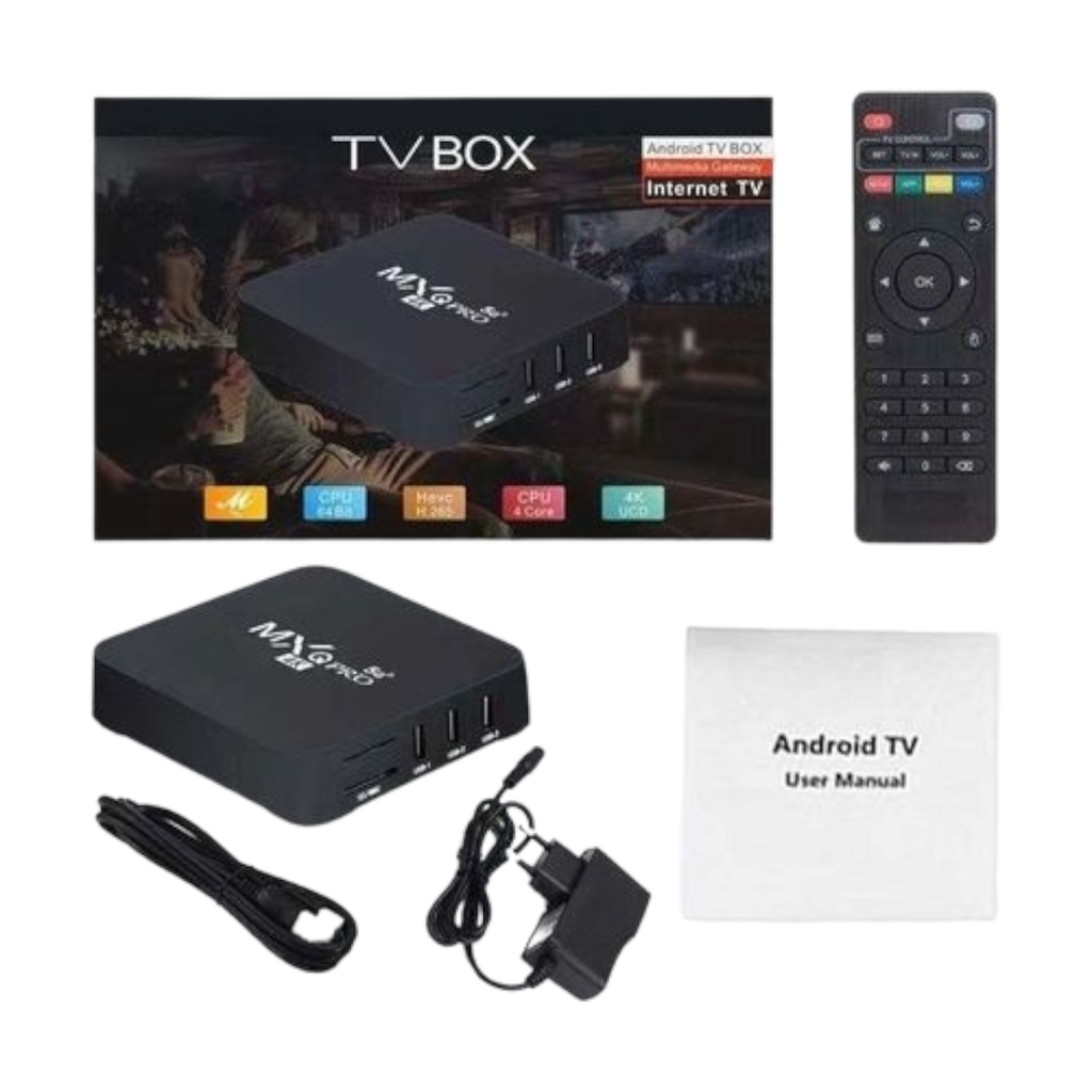 Tv box 4k UCD android 10.1 4G+32gb WIFI