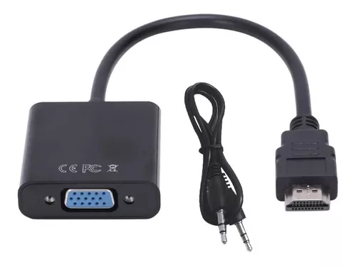 Conversor Netbook Hdmi A Pantalla Vga Conversor En Full Hd__Medio Bulto X150