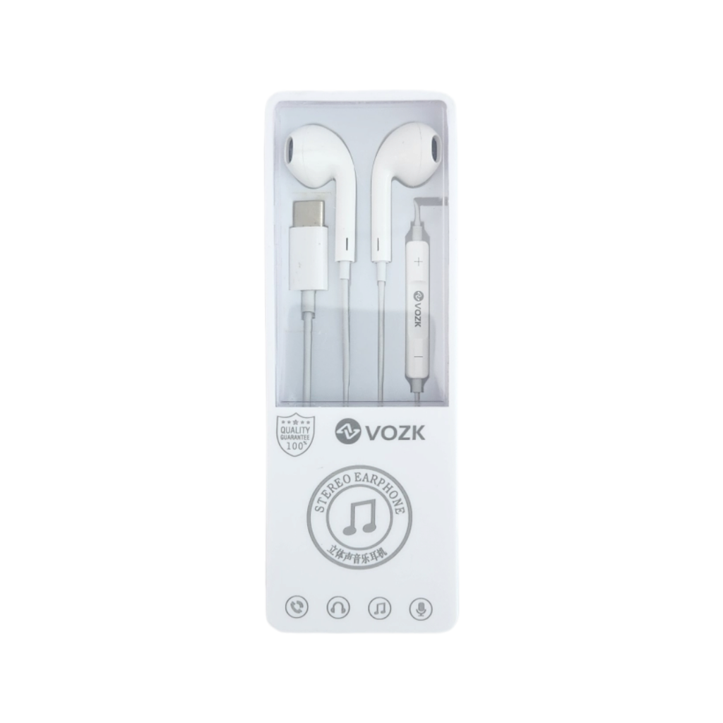 [F-AUR4003TC] AURICULARES VOZK CON ENTRADA TIPO C 