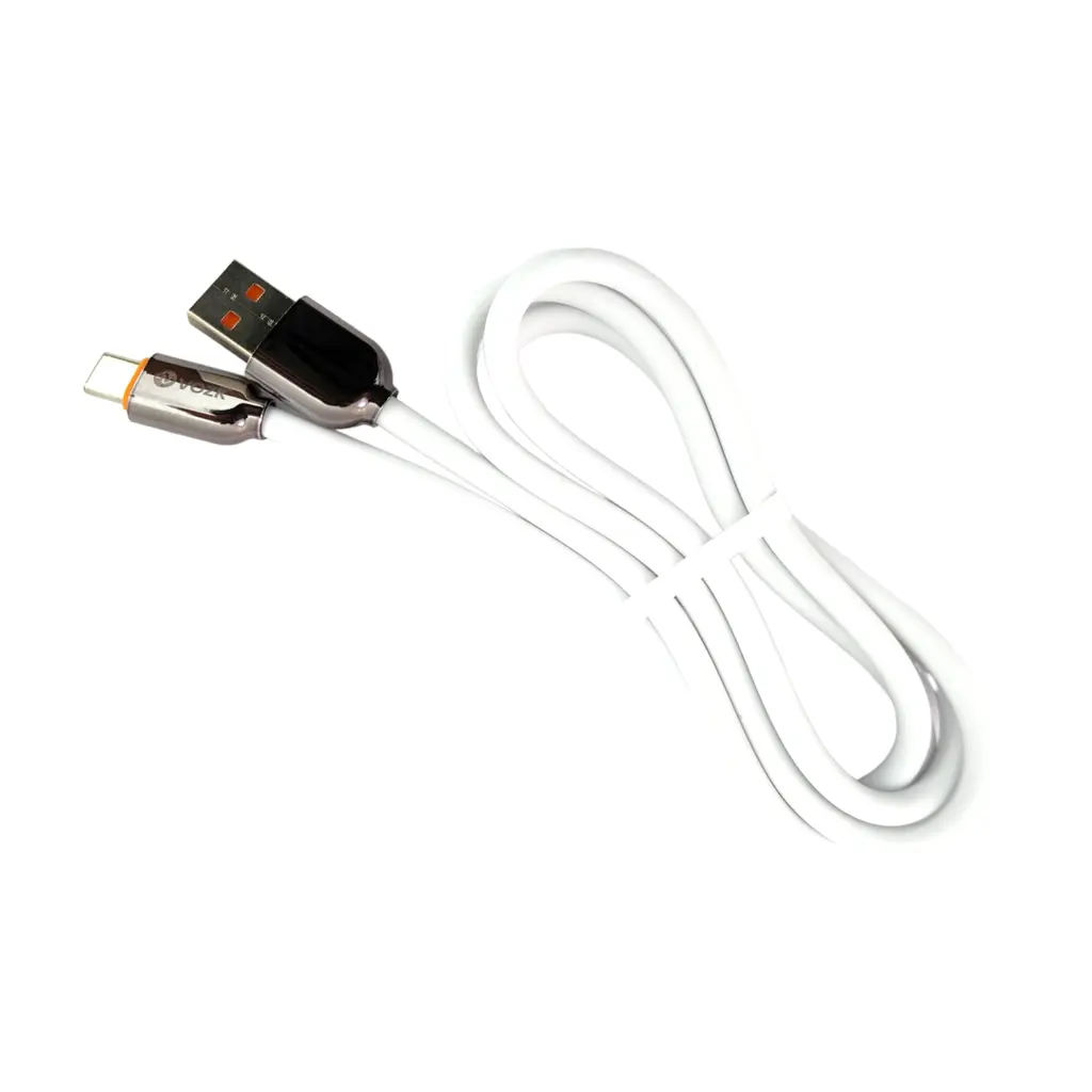 [F-CAB4002-BL] CABLES VOZK USB A TIPO C 2.1A (blanco)