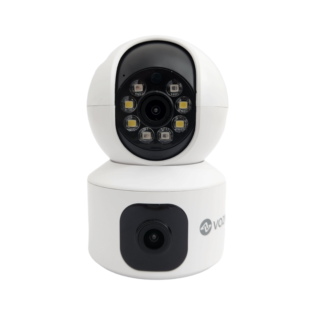 CAMARAS DE SEGURIDAD DOBLE LENTE FULL HD VISION NOCTURNA 2MP VOZK