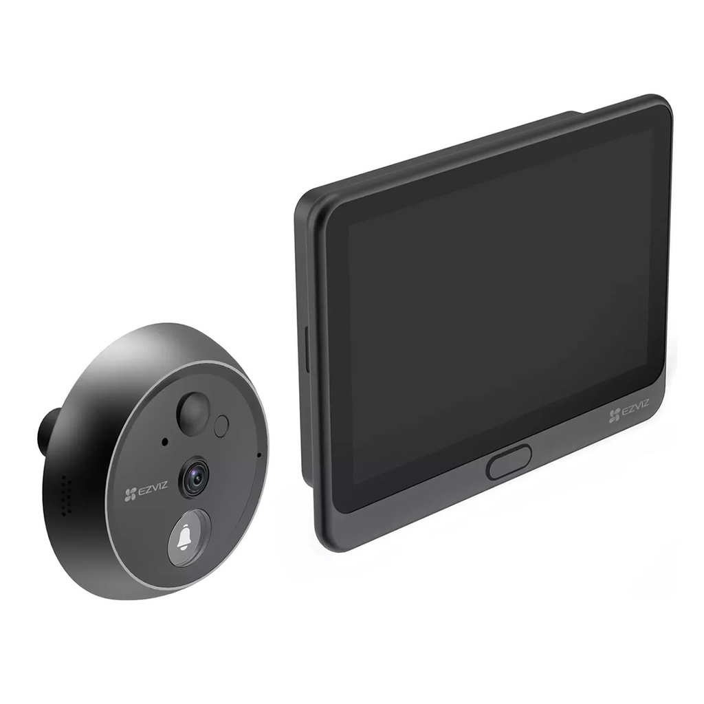 Timbre Con Mirilla Ezviz Pantalla C/ Sensor Hp4 1080p 4.3'' PREMIUM 