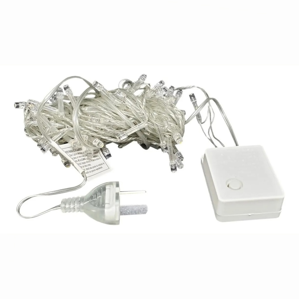 LUCES ARROZ LED MULTICOLOR 100 LUCES 10M (EN BOLSA)