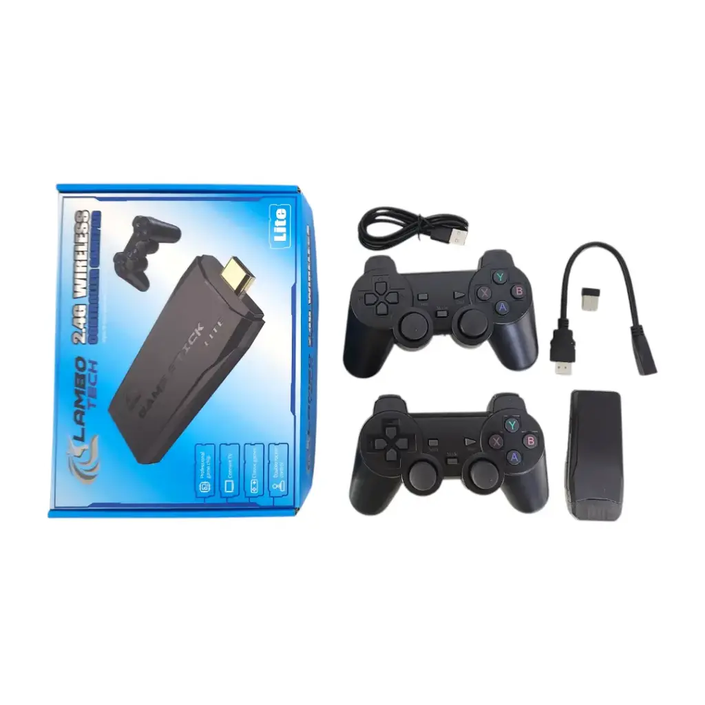 CONSOLA GAME STICK M8 C/1 JOYSTICK INALAMBRICO LAMBO TECH 