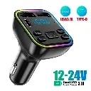 TRANSMISOR RECEPTOR BLUETOOTH PARA AUTO FM USB TYPE C MANOS LIBRES G39
