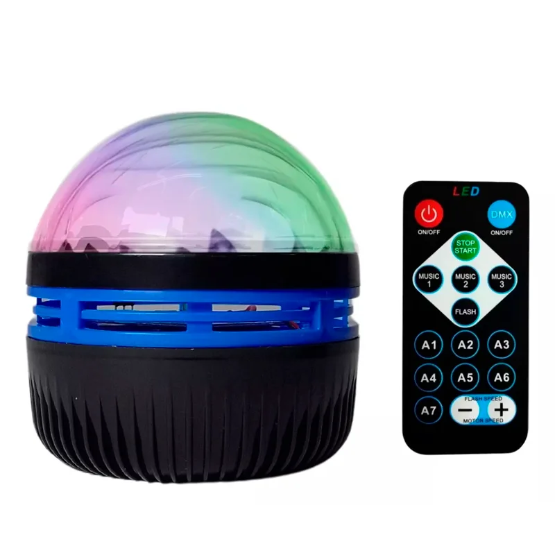 BOLA LÁMPARA LUZ LED RGB CON CONTROL Q6S