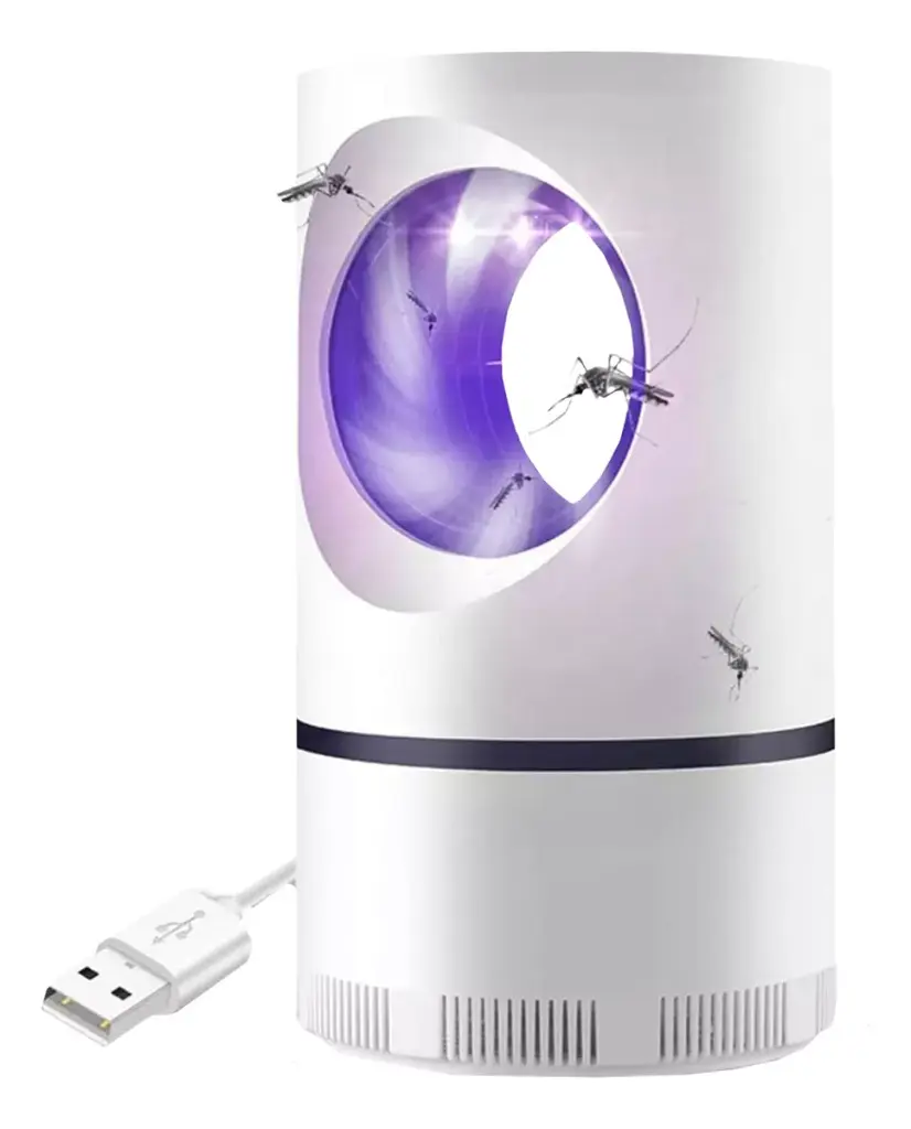 MATA MOSCAS MOSQUITOS INSECTOS UV SILENCIOSO USB CARGA