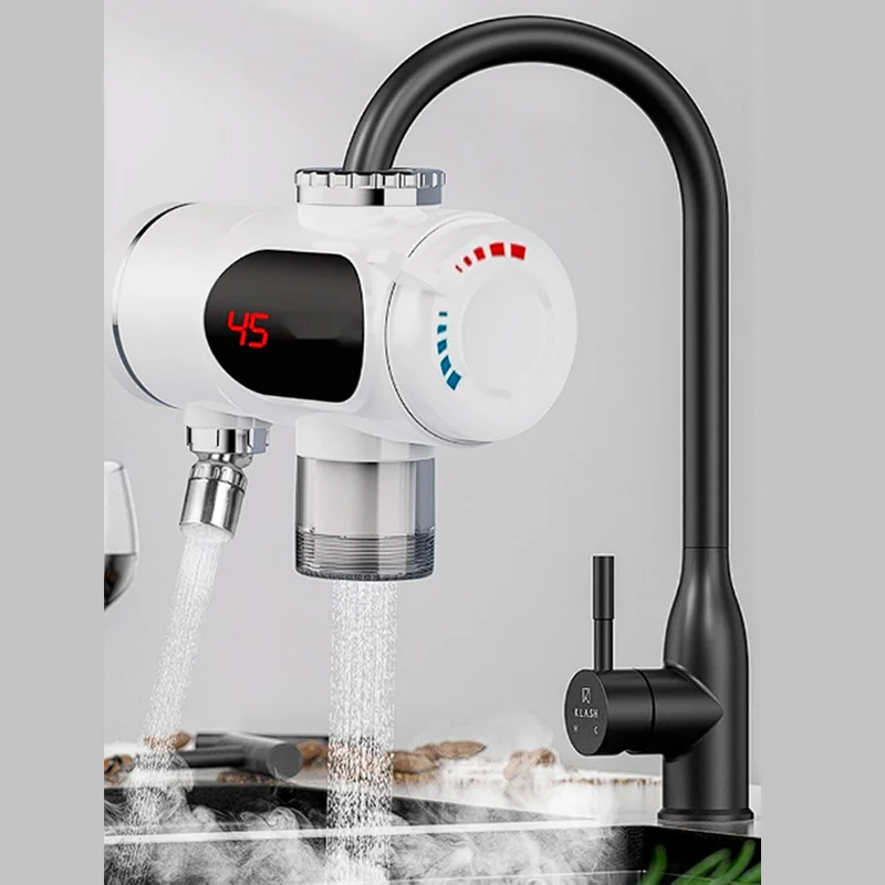 CALENTADOR Y PURIFICADOR DE AGUA ELÉCTRICO PARA GRIFO 3000W 220V 5-45° ZSW-D04