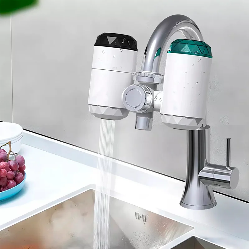 CALENTADOR Y PURIFICADOR DE AGUA ELÉCTRICO PARA GRIFO 3000W 220V 5-45° ZSW-D05