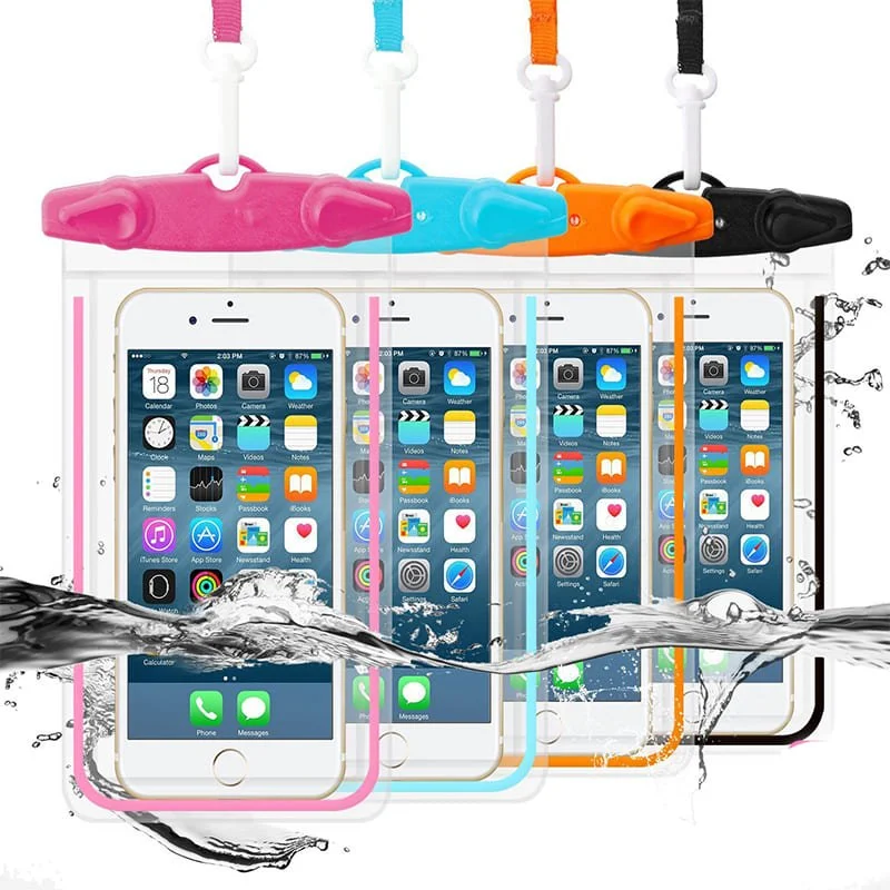 [F-PAA44750] FUNDAS ANTI AGUA IMPERMEABLE PARA CELULAR SURTIDOS COLORES