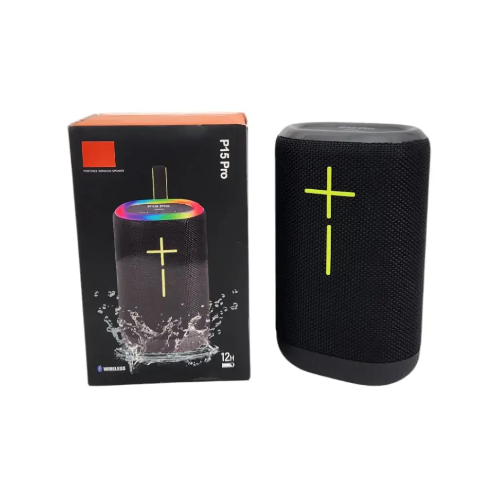 [F-IKEX01673-NE] PARLANTES BLUETOOTH P15 PRO (negro)