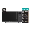 Microondas 23L  Táctil multifunción Grill Negro HISENSE  