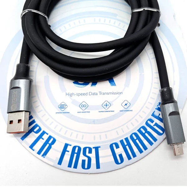 CABLE ENGOMADO USB V8 1.5M IK-6159 5A