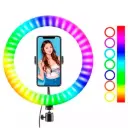 ARO DE LUZ 13″ 33CM RGB SIN TRIPODE MJ-330
