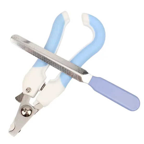 CORTAUÑAS CON LIMA PARA MASCOTAS PERROS, GATOS ACERO INOXIDABLE