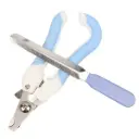 CORTAUÑAS CON LIMA PARA MASCOTAS PERROS, GATOS ACERO INOXIDABLE