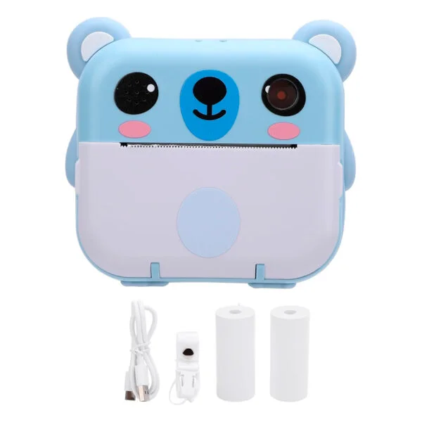 CÁMARA DE FOTOS CON IMPRESORA INFANTIL 