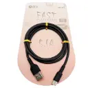 CABLE ENGOMADO USB TYPE C 1M CB-572 IBEK 5.1A
