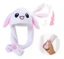 Sombrero Peluche Conejo Levanta Orejas Kawaii KK-18 (Colores surtidos)