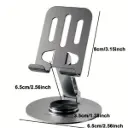 SOPORTE DE CELULAR PARA MESA DE METAL GIRATORIO