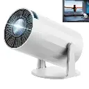 PROYECTOR PORTÁTIL MINI 4K ANDROID HY300 1080P 110V/240V SMART TV COLOR BLANCO___MEDIO BULTO X 10
