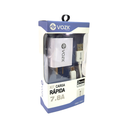 Cargadores vozk 7.8a tipo-c  2 puertos usb carga rapida •BULTO X250