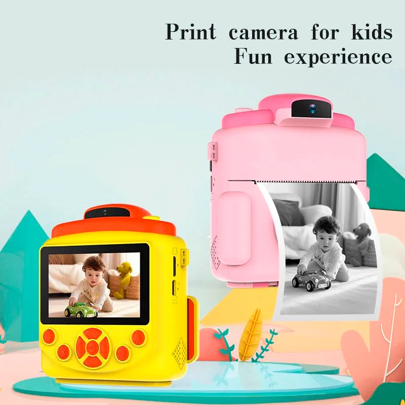 CÁMARA DE FOTOS CON IMPRESORA INFANTIL S08 ()