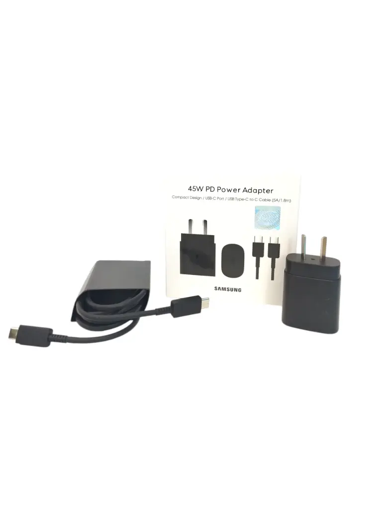 CARGADOR SAMSUNG COMPLETO 45W CABLE C A C  
