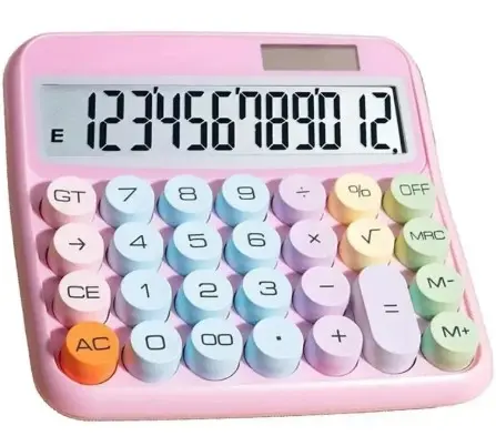 CALCULADORA SOLAR 12 DÍGITOS CT2278 BÁSICA COLORES SURTIDOS CTATEA