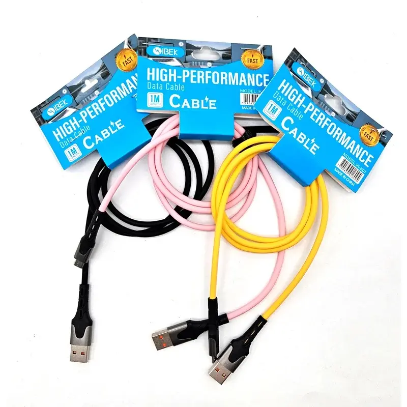 [F-IK608] CABLE ENGOMADO USB TIPO-C IK-608 IBEK 6A