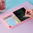 CALCULADORA  SOLAR 10 DÍGITOS CON PIZARRA LCD LAPIZ 2208