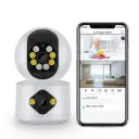 CÁMARA IP WIFI 4MP LENTE DUAL PANTALLA DUAL APP ICSEE 