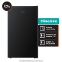 HELADERA BAJO MESADA HISENSE NEGRA 126 LITROS