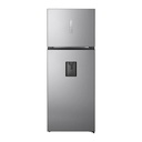 HELADERA HISENSE TOP MOUNT NO FROST INVERTER INOX DISPENSER 461L