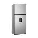 HELADERA HISENSE TOP MOUNT NO FROST INOX INVERTER DISPENSER 375L