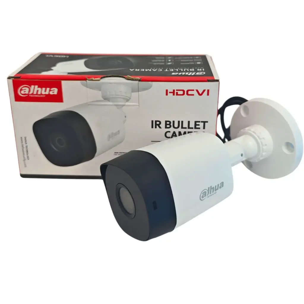 Cámara exterior bullet dahua b1a21p 2mp cctv color blanco