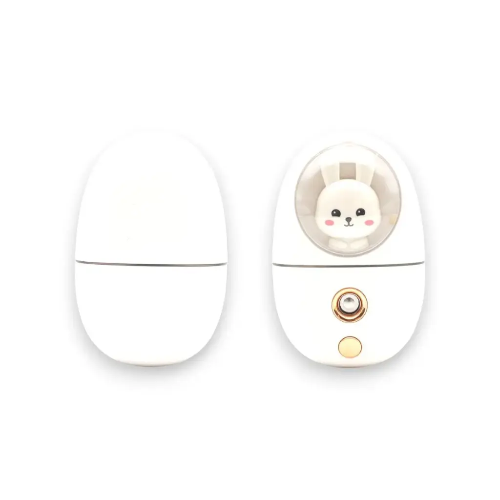 HUMIDIFICADOR VAPORIZADOR FACIAL ELÉCTRICO CON ANIMALITO MELY___PACK X2 