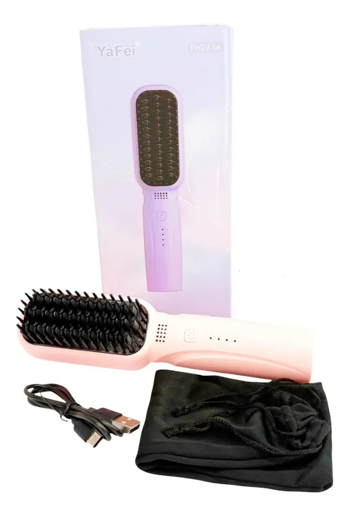 MINI CEPILLO PEINE PORTATIL RECARGABLE USB