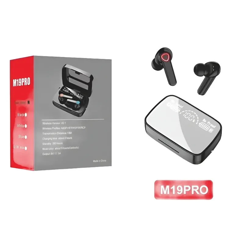 [F-IKM19PRO] AURICULAR BLUETOOTH INALAMBRICO M19 PRO