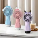 MINI VENTILADOR DE MANO PORTÁTIL INALÁMBRICO RECARGABLE 